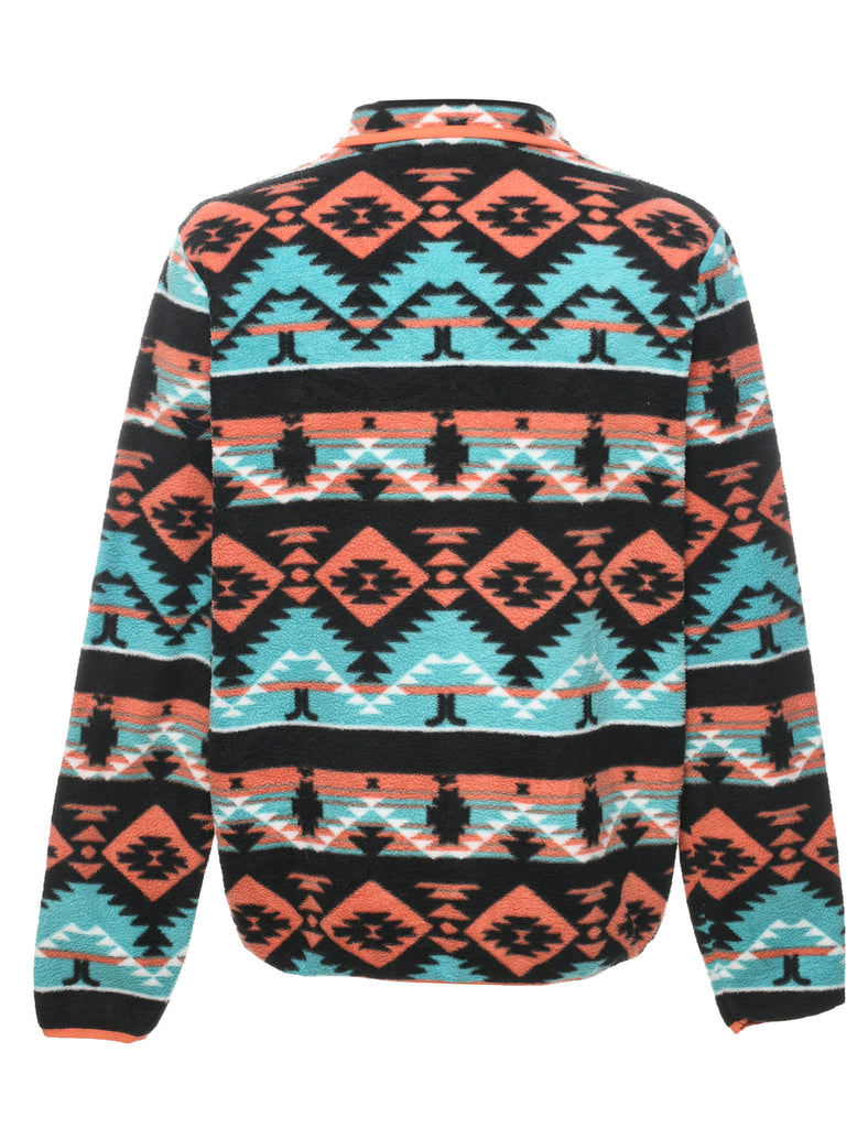 Aztec Print Fleece - L