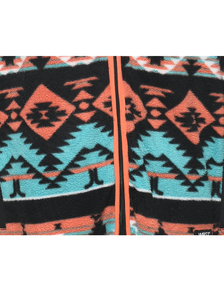 Aztec Print Fleece - L