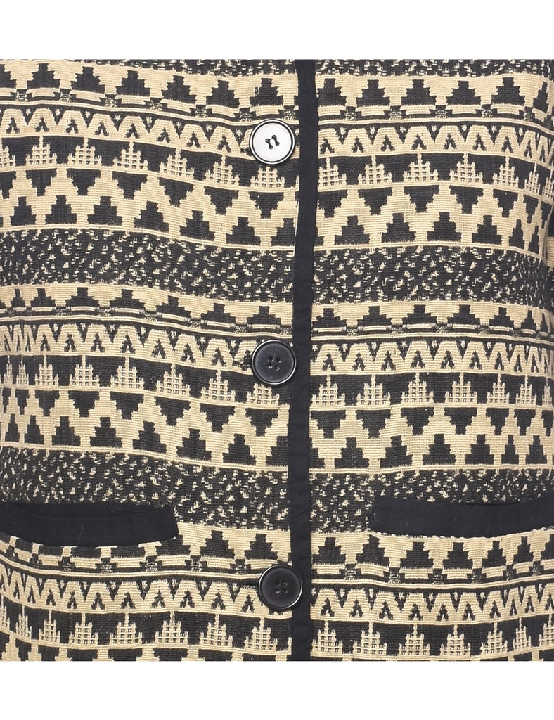 Aztec Print Tapestry Jacket - S