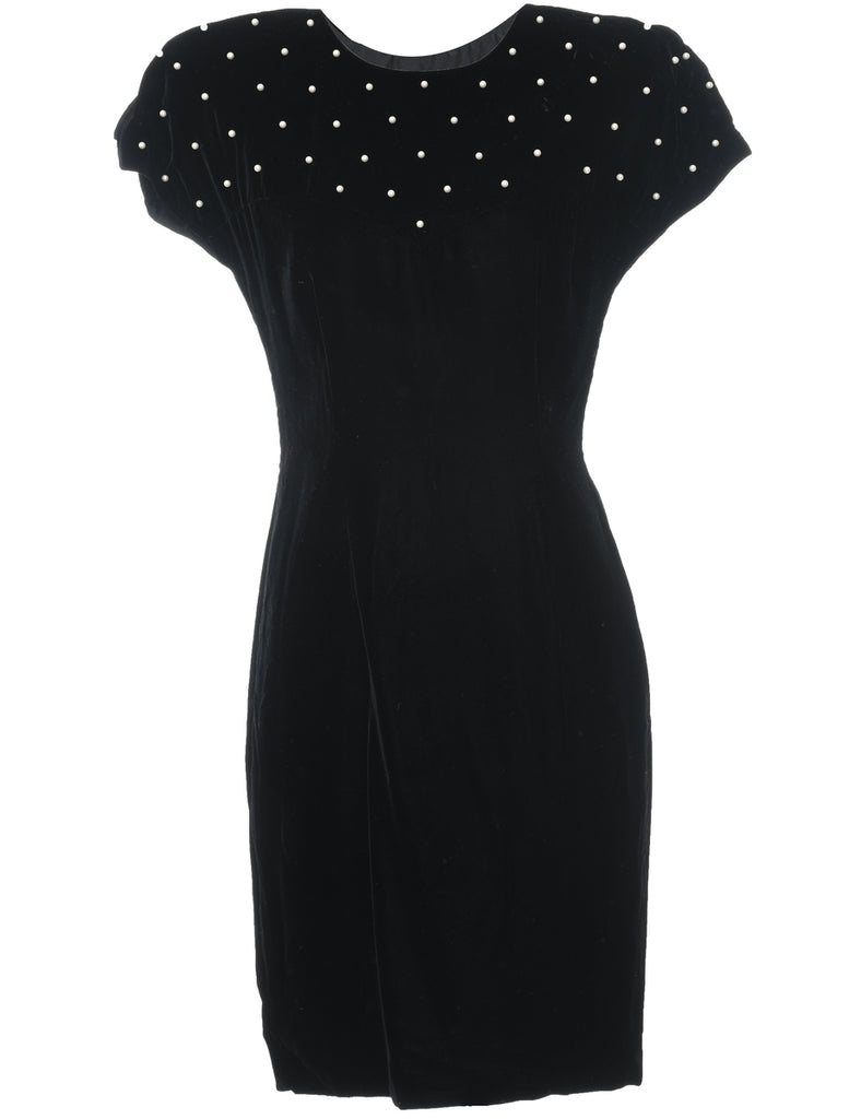 Beaded Evening Dress - L