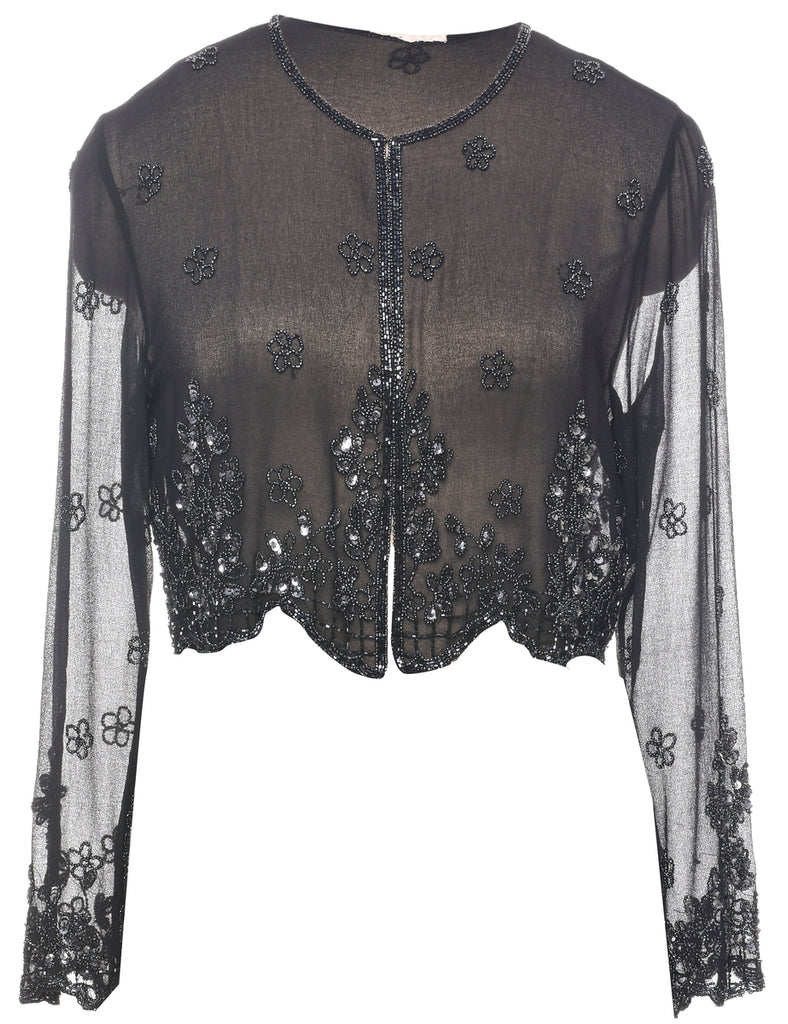 Beaded Evening Jacket - M