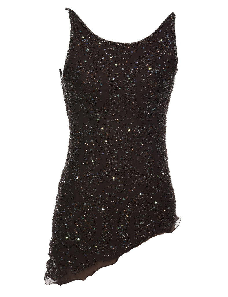 Beaded Evening Top - M