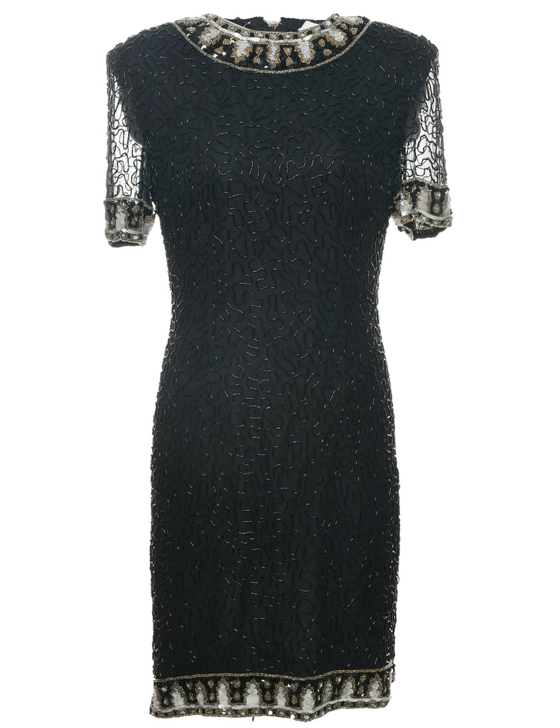 Beaded Party Dress - M