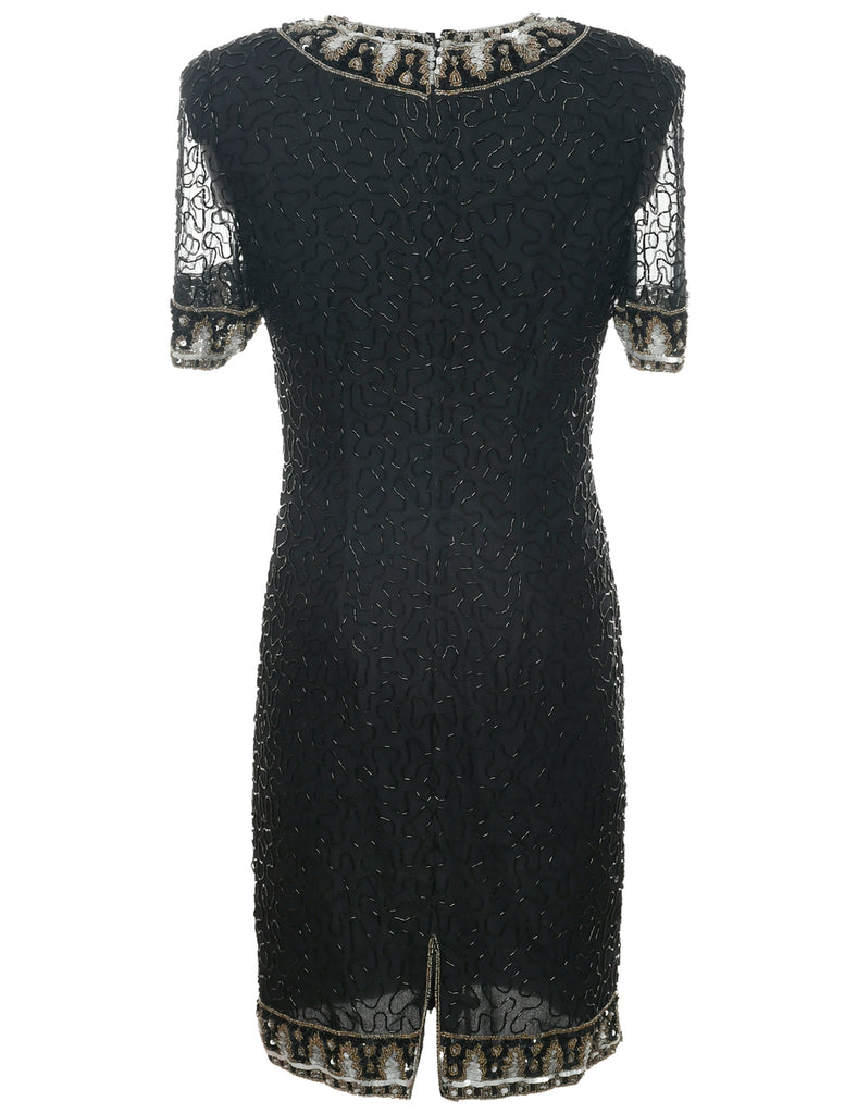 Beaded Party Dress - M