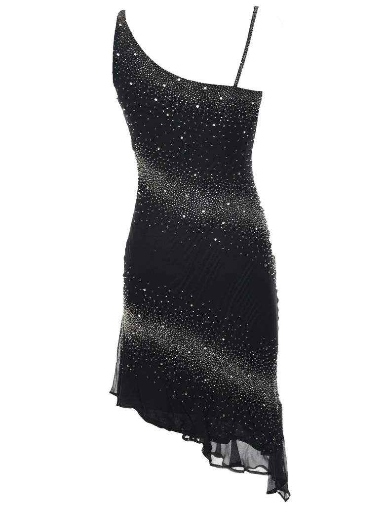 Beaded Y2K Evening Dress - XS