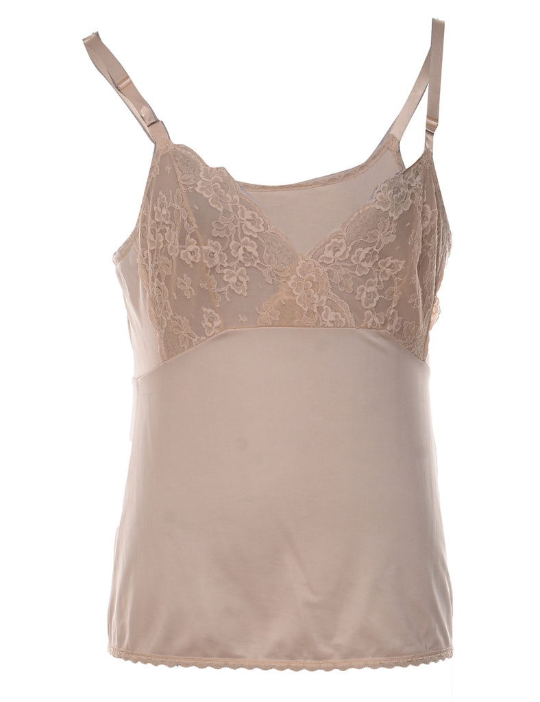 Beige Lace Babydoll - S