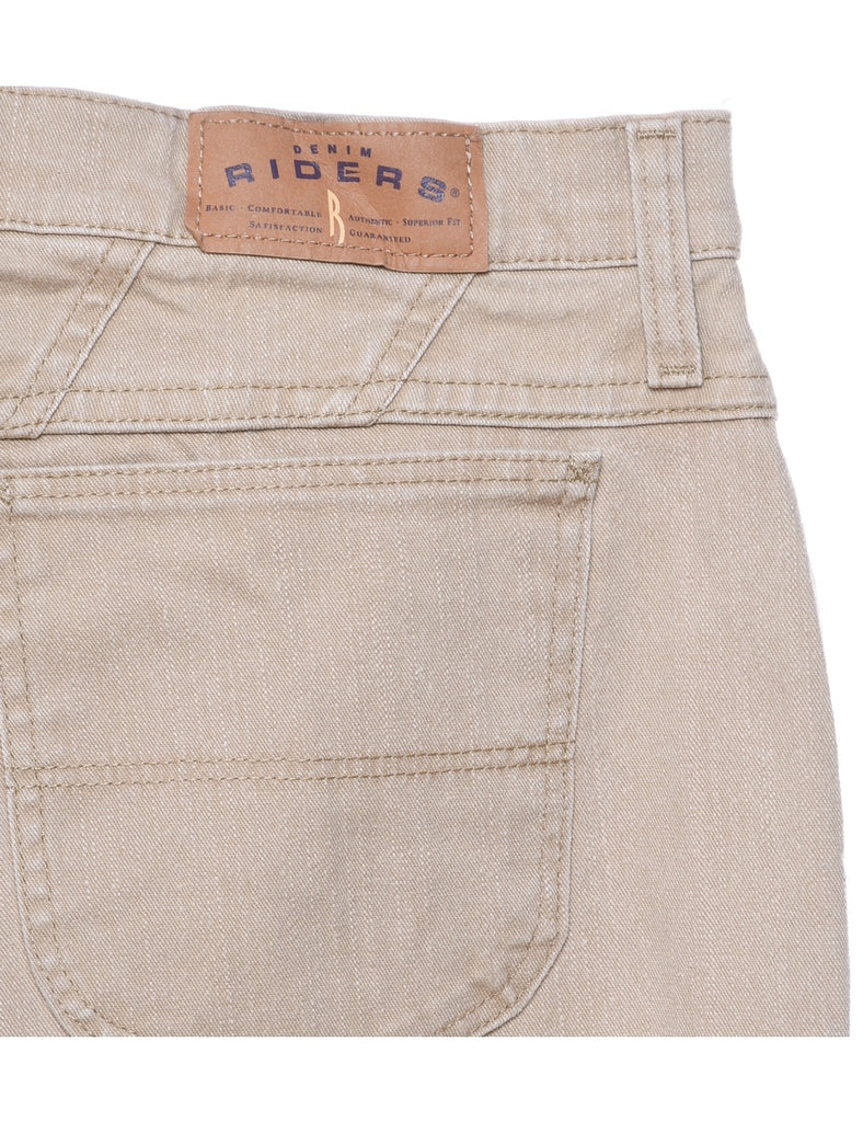 Beige Lee Tapered Jeans - W32 L30