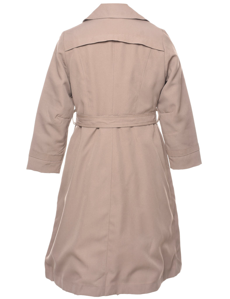 Beige Trench Coat - L