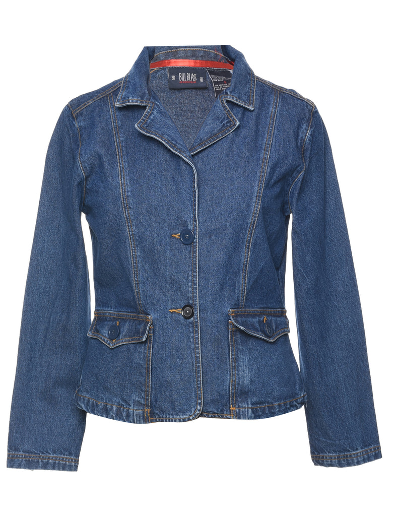 Bill Blass Dark Wash Denim Jacket - M