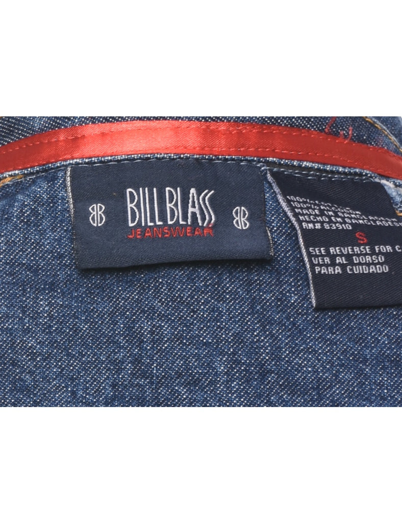 Bill Blass Dark Wash Denim Jacket - M