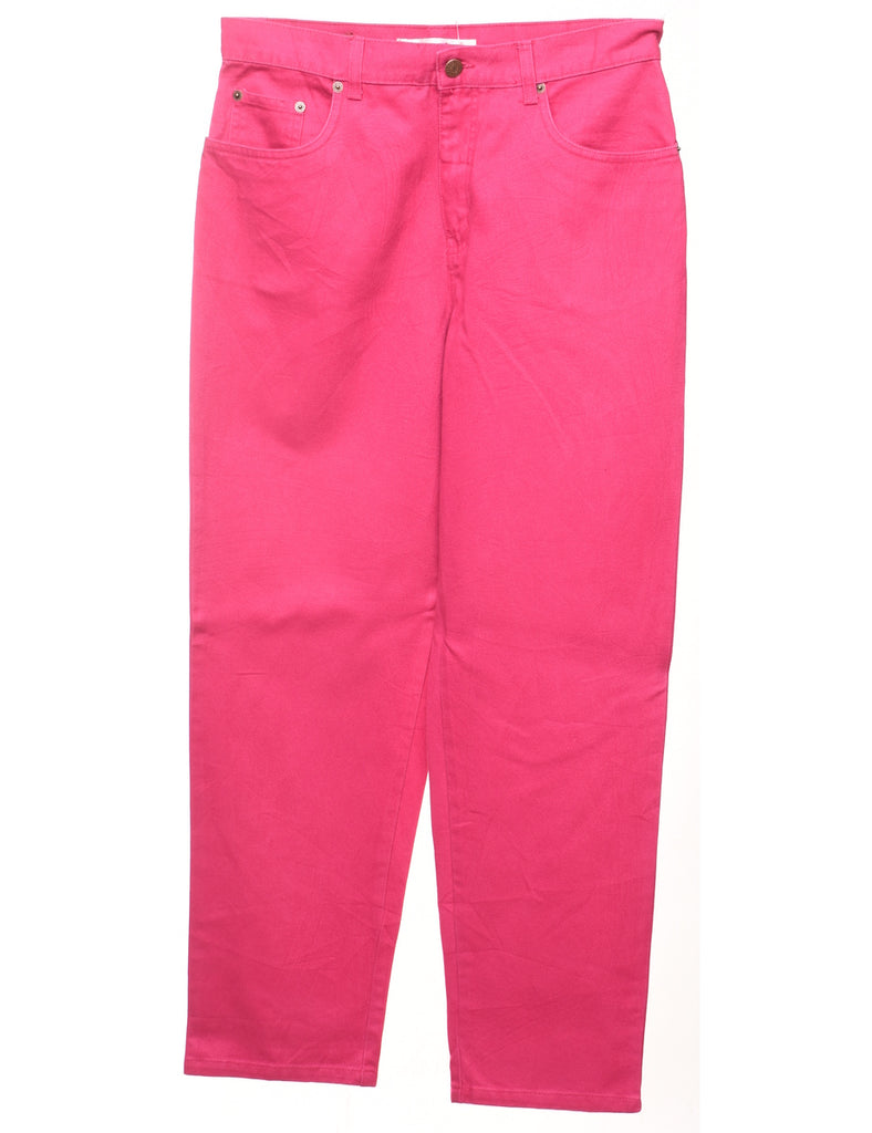 Bill Blass Hot Pink Tapered Jeans - W31 L28