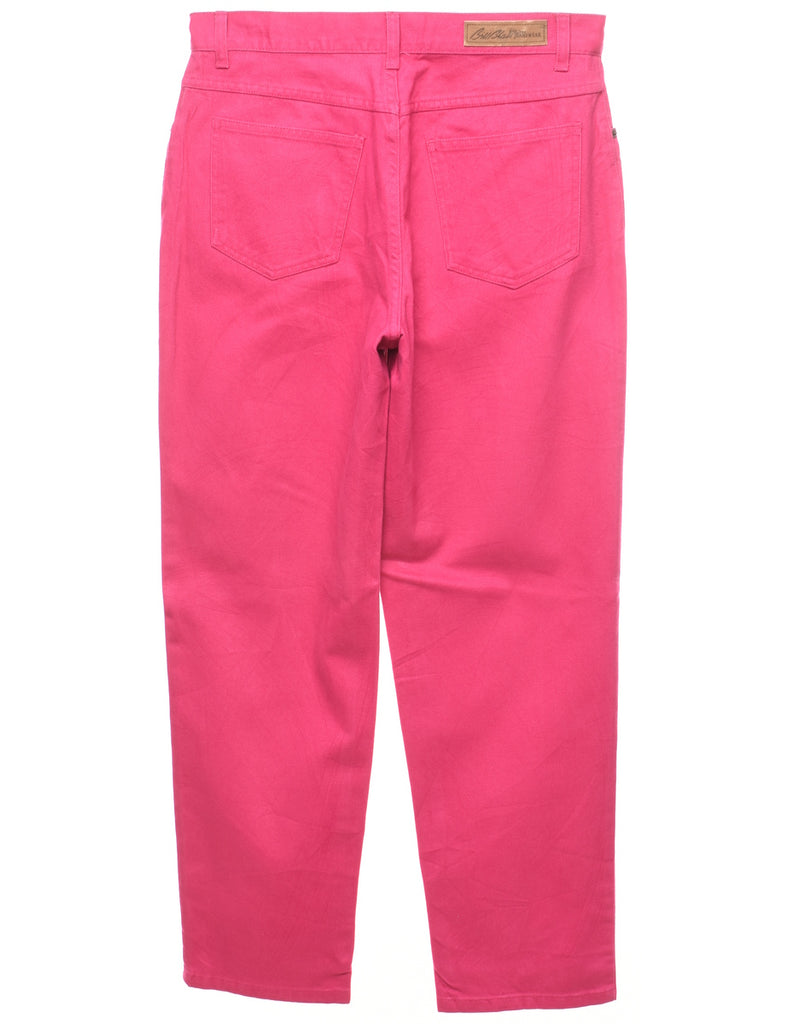 Bill Blass Hot Pink Tapered Jeans - W31 L28