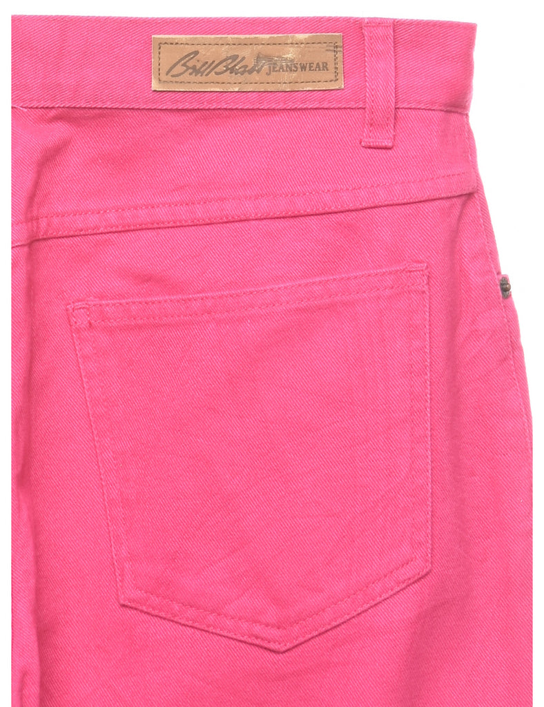 Bill Blass Hot Pink Tapered Jeans - W31 L28