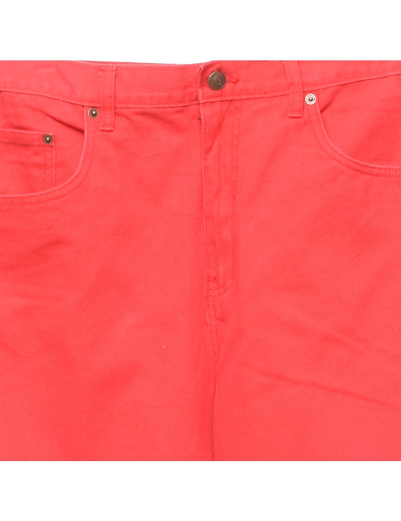 Bill Blass Red Tapered Jeans - W32 L29