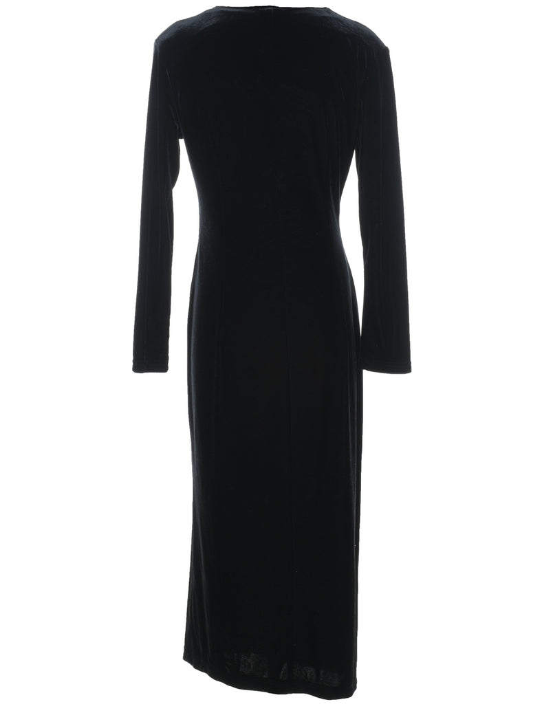 Black 1990s Evening Dress - M