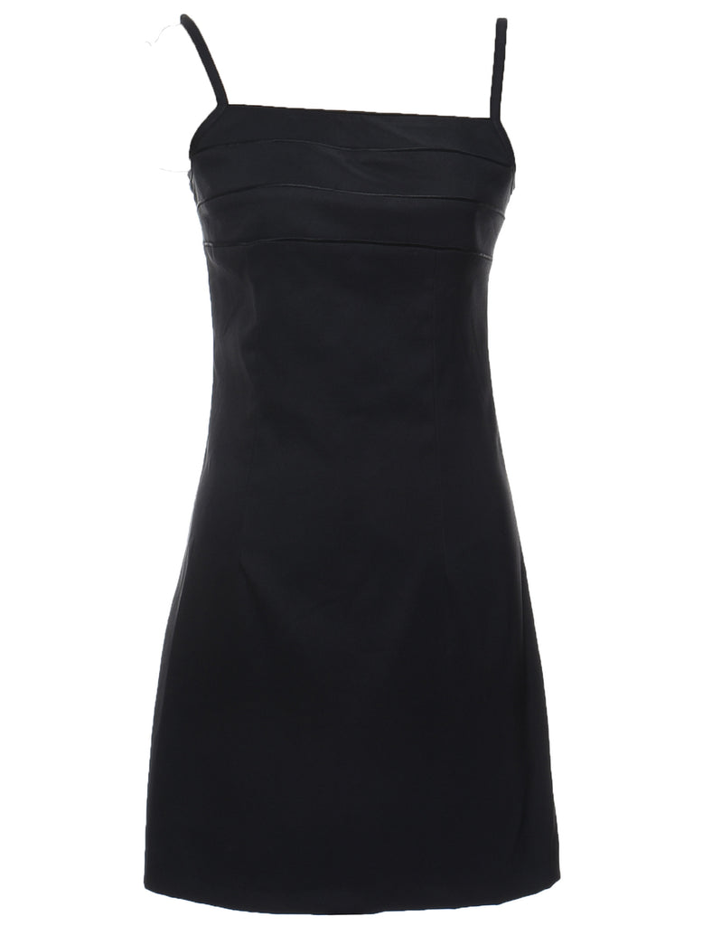 Black 1990s Mini Evening Dress - S