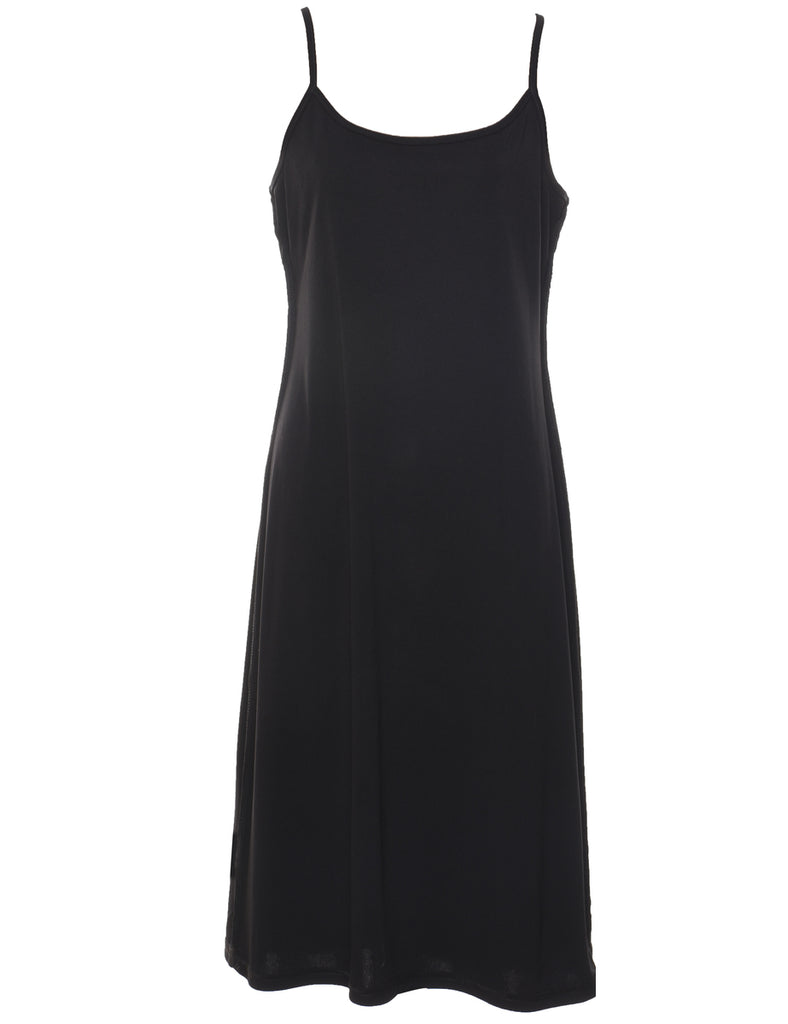 Black 1990s Mini Evening Dress - M