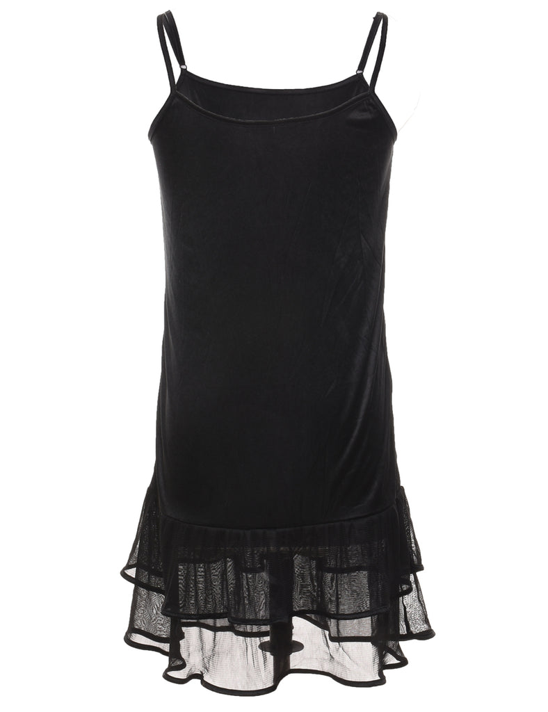 Black 1990s Slip Dress - S