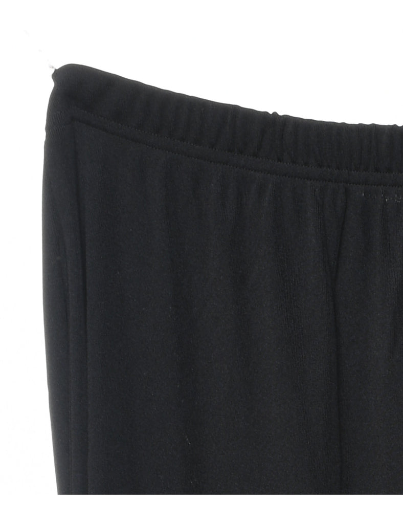 Black Casual Elasticated Trousers - W34 L28