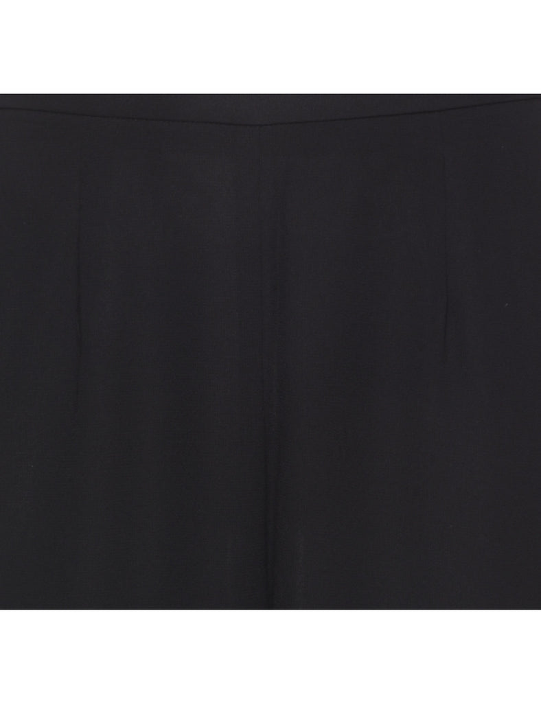 Black Culotte Casual Trousers - W32 L28