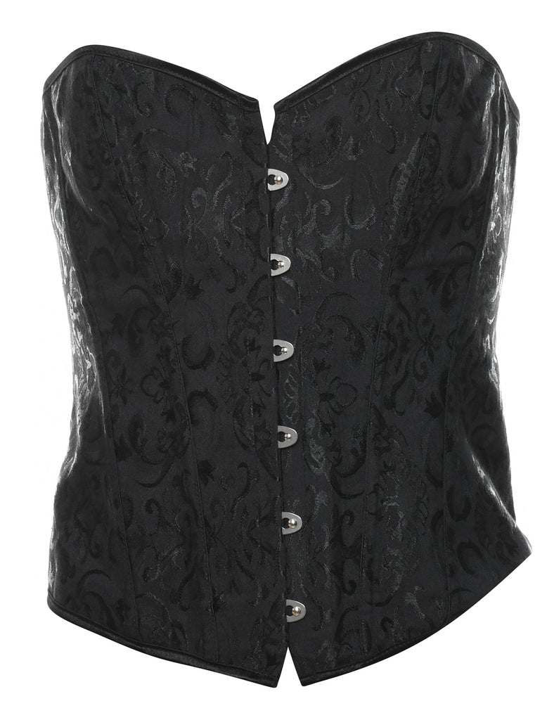 Black Delicate Corset - S