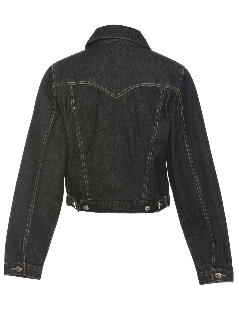 Black Denim Jacket - M