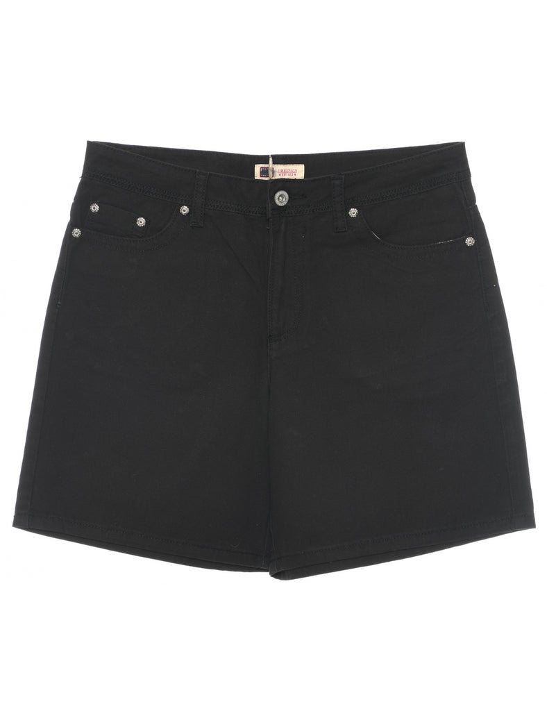 Black Denim Shorts - W31 L7