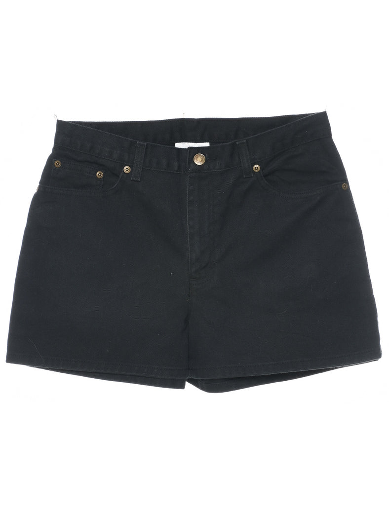 Black Denim Shorts - W30 L3