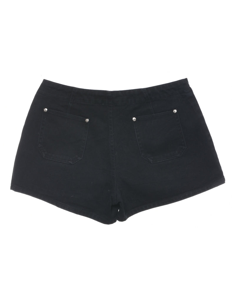 Black Denim Shorts - W30 L2