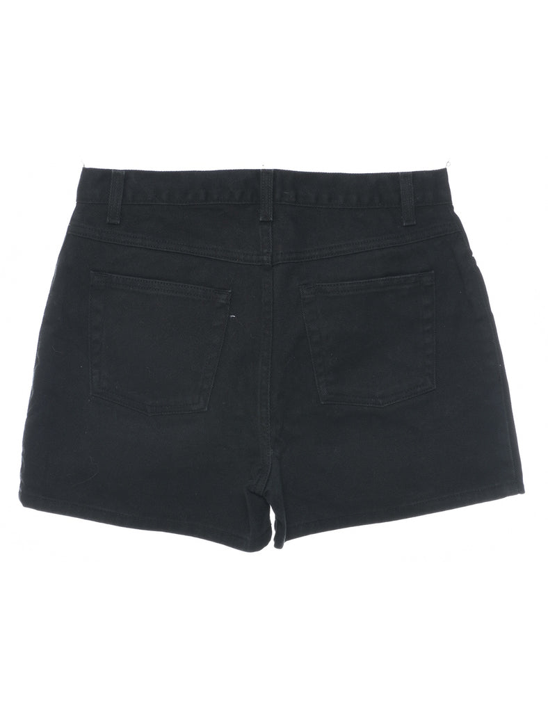 Black Denim Shorts - W30 L3