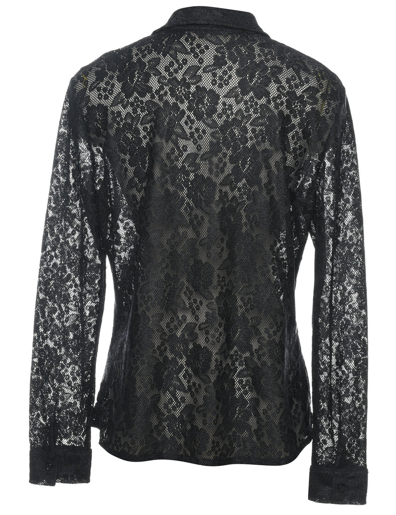 Black Evening Shirt - L