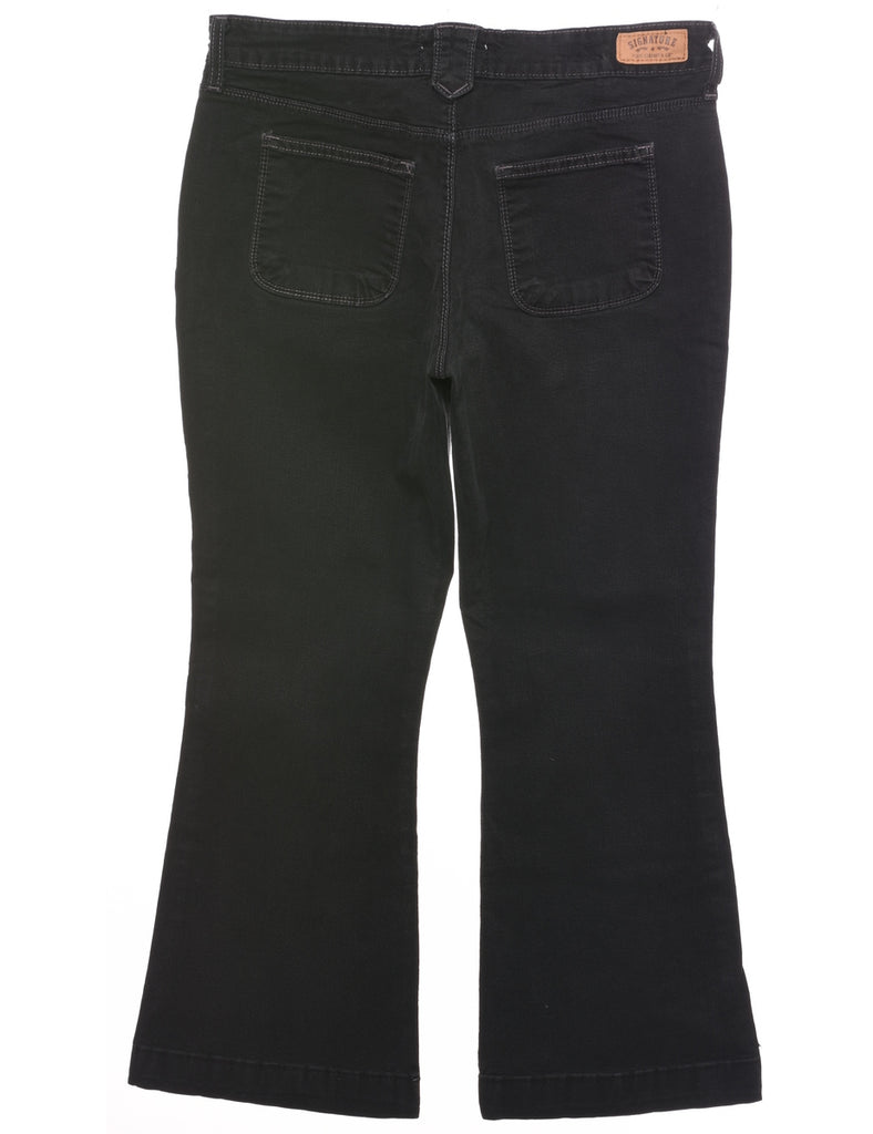 Black Flared Jeans - W32 L27