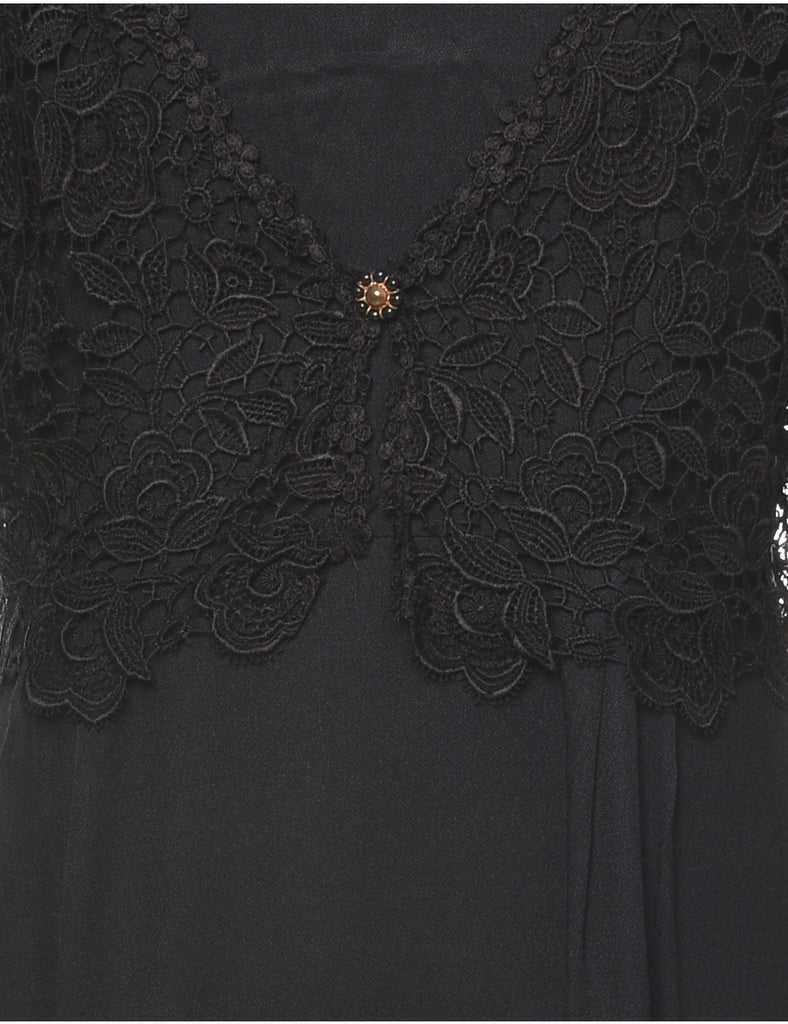 Black Lace Dress - L