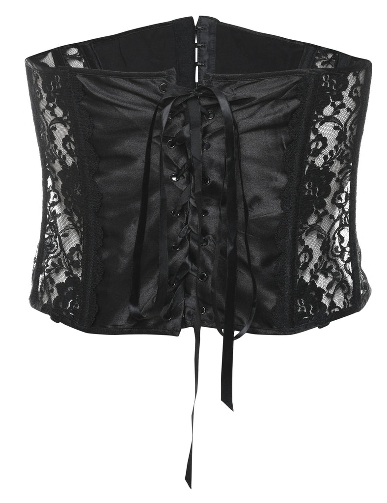 Black Lace Waspie - M