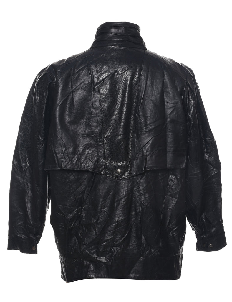 Black Leather Jacket - M