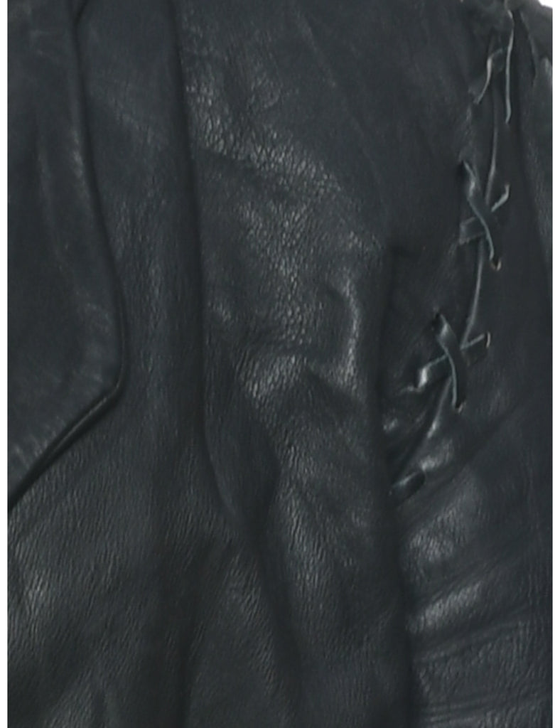 Black Leather Jacket - M