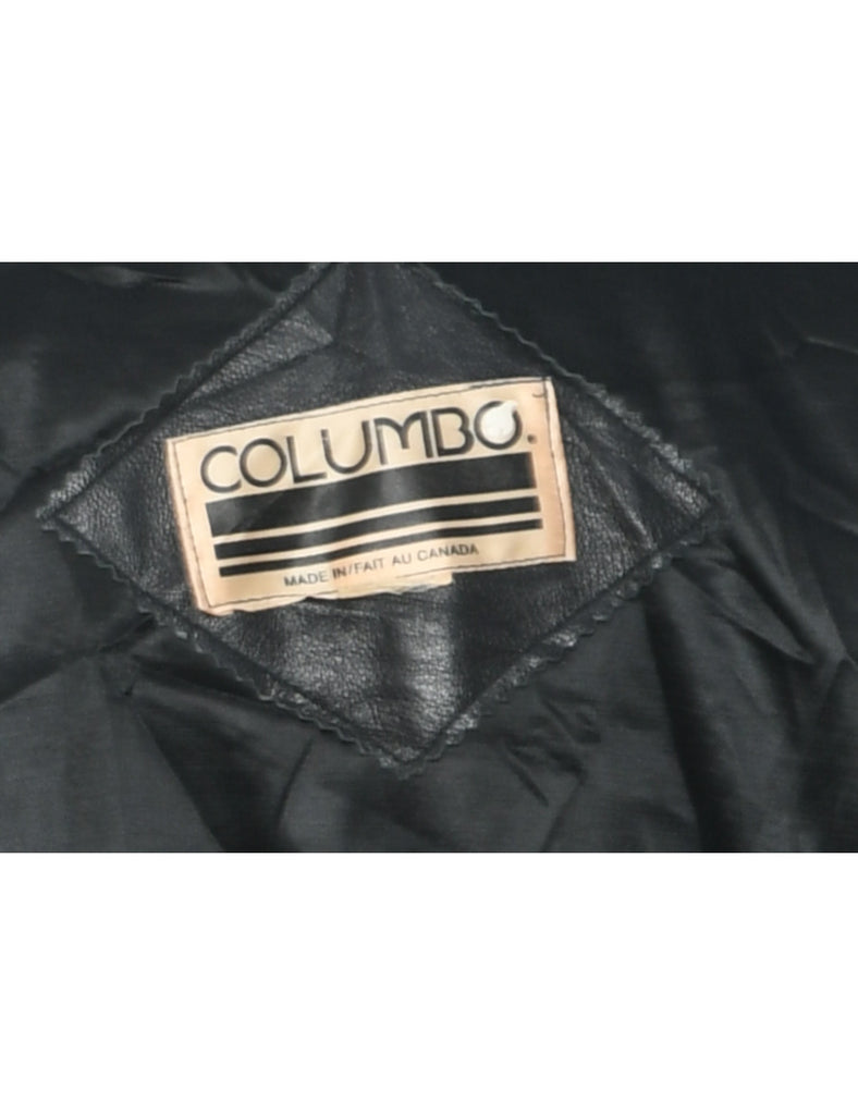 Black Leather Jacket - XL