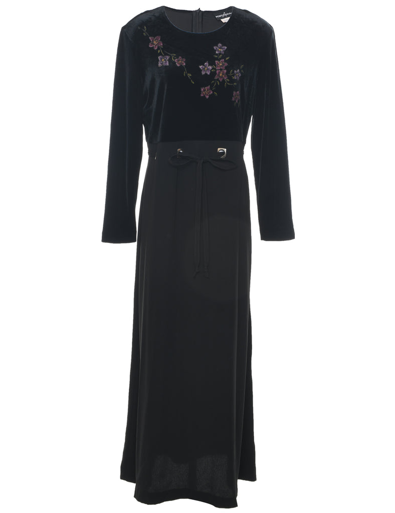 Black Maxi Dress - XL