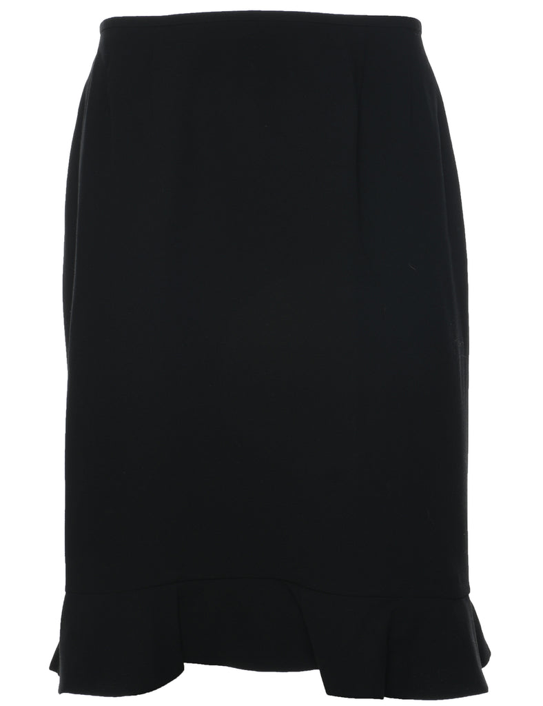 Black Pencil Skirt - L