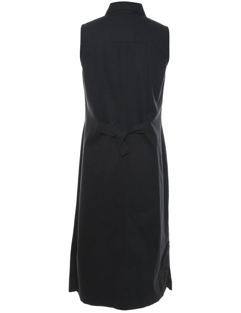 Black Shirt Dress - M