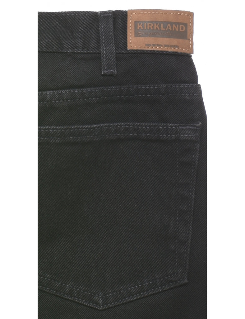 Black Straight-Fit Jeans - W32 L27