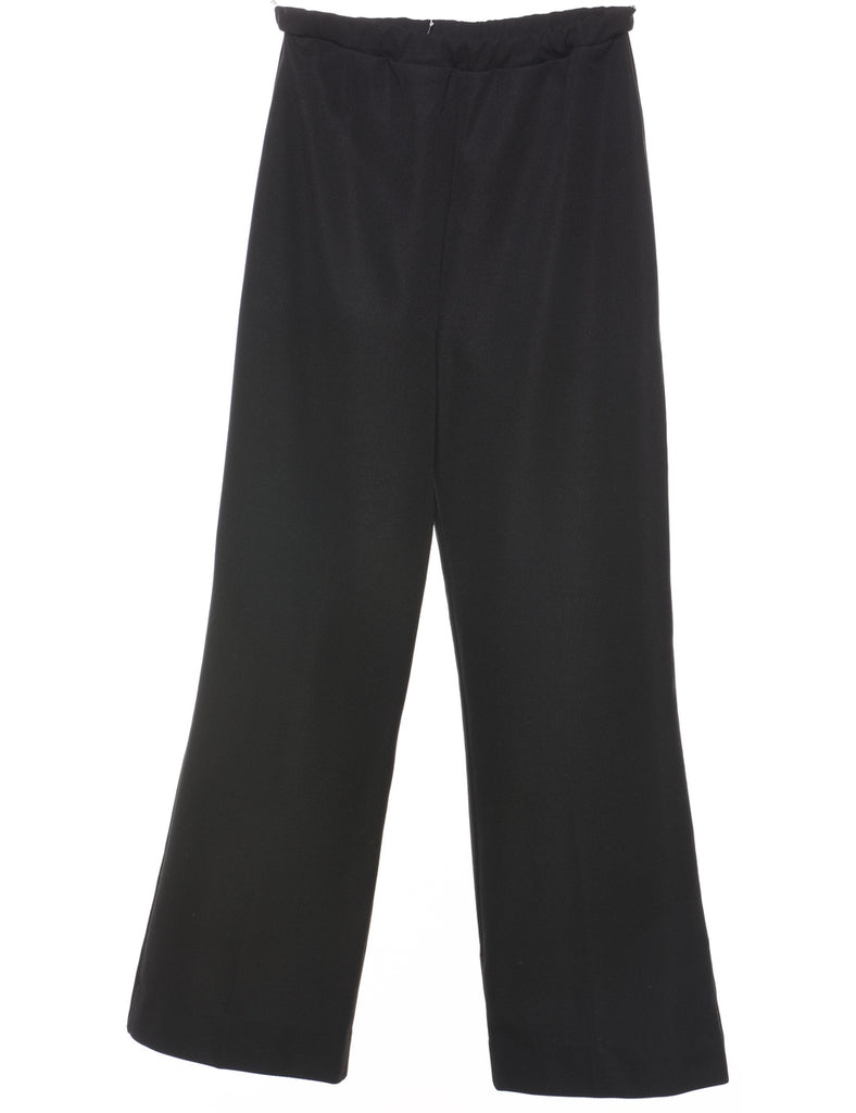 Black Straight-Fit Trousers - W22 L26