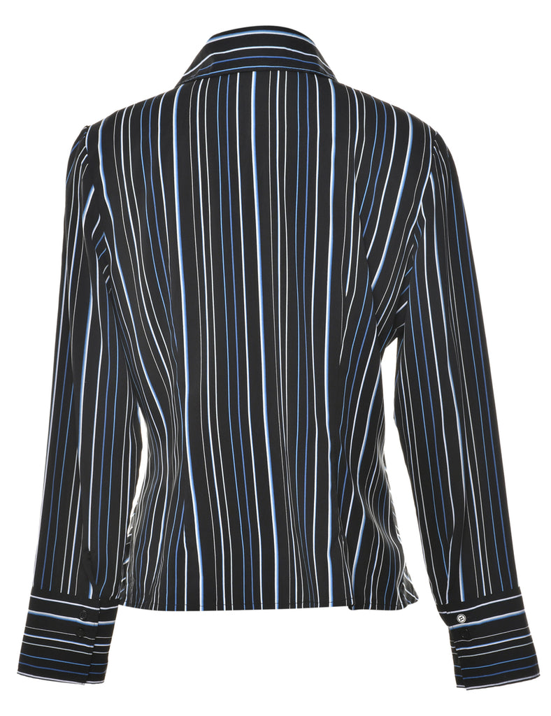 Black Striped Shirt - M