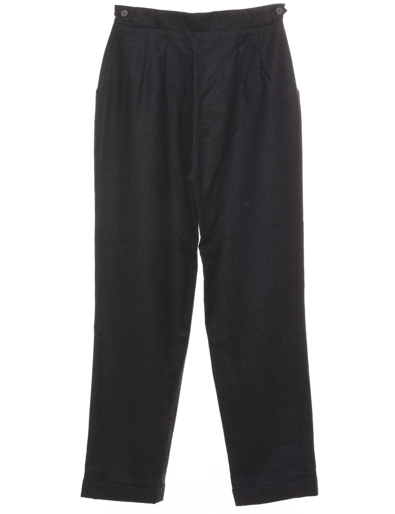 Black Tapered Trousers - W28 L30