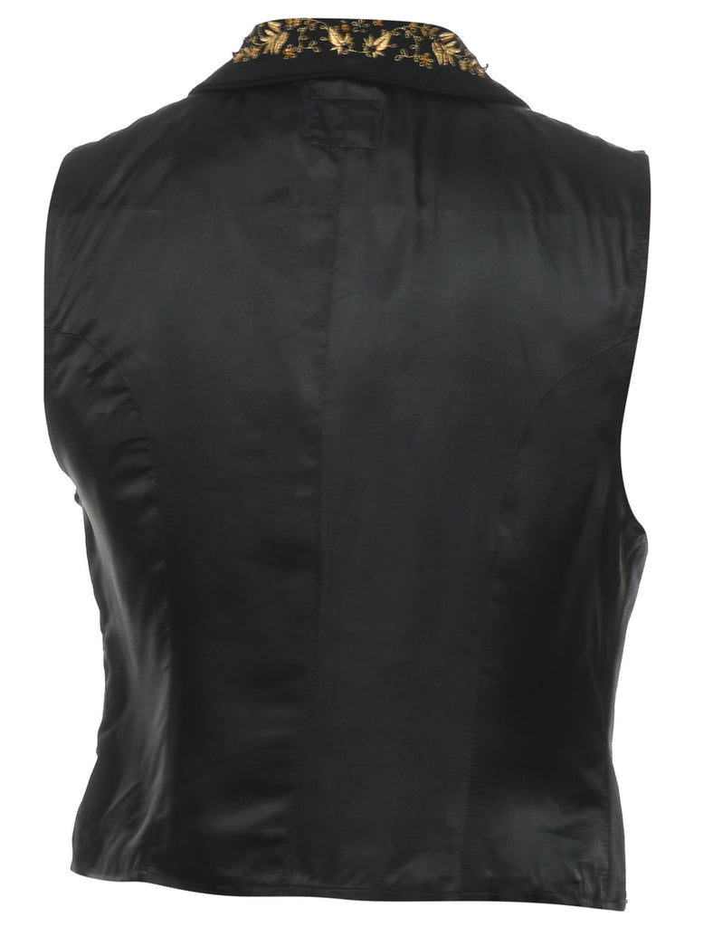 Black Waistcoat - S