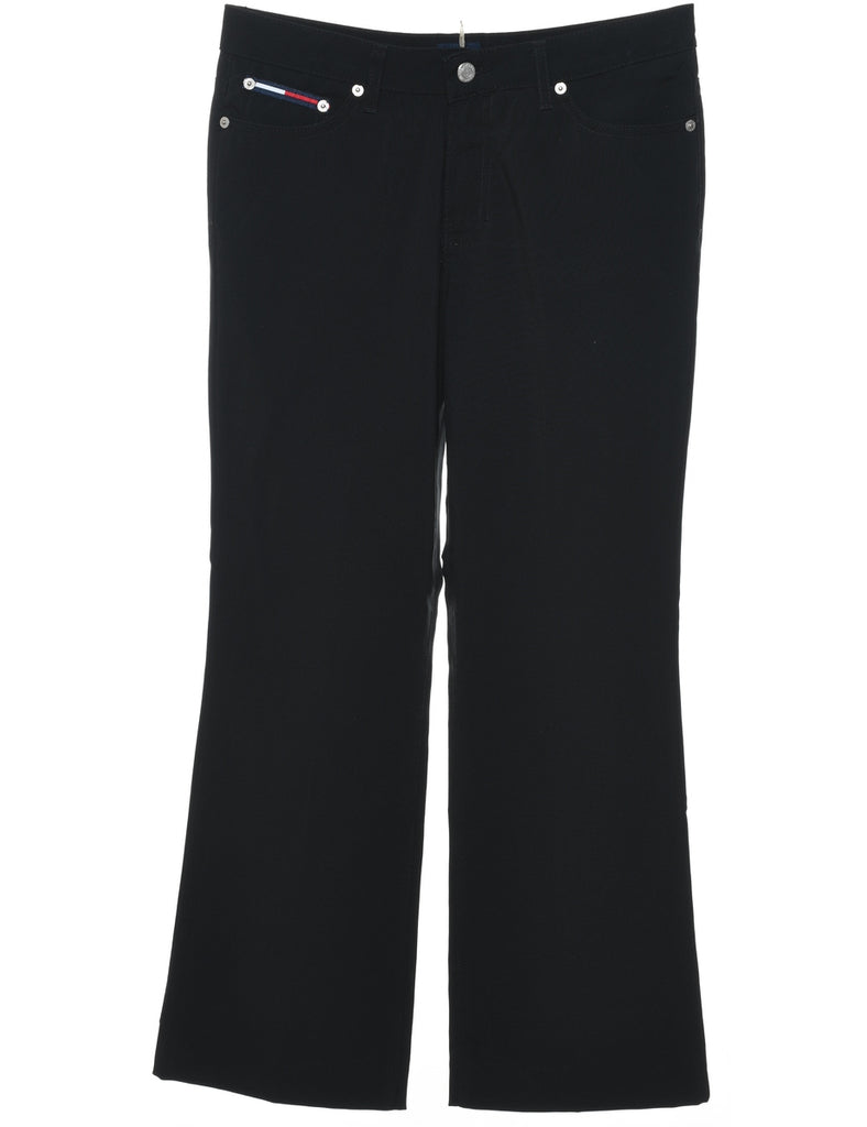 Black Y2K Tommy Hilfiger Trousers - W30 L28