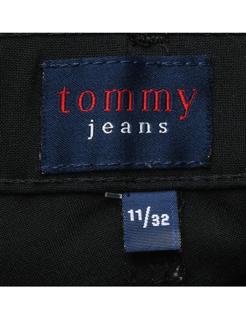 Black Y2K Tommy Hilfiger Trousers - W30 L28