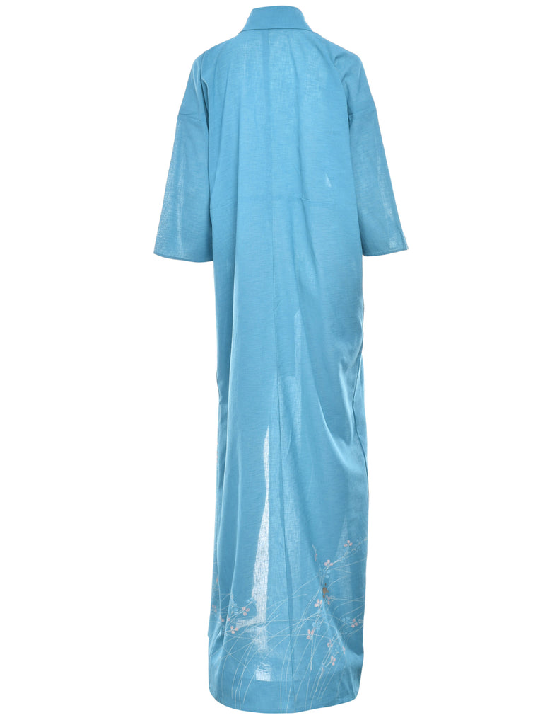 Blue Full Length Kimono - XL