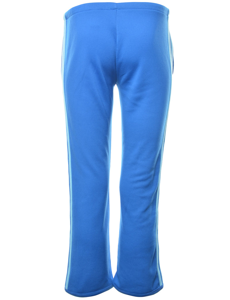 Blue & Light Blue Adidas Track Pants - W32 L27