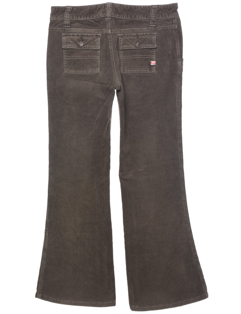 Boot Cut Corduroy Trousers - W30 L28